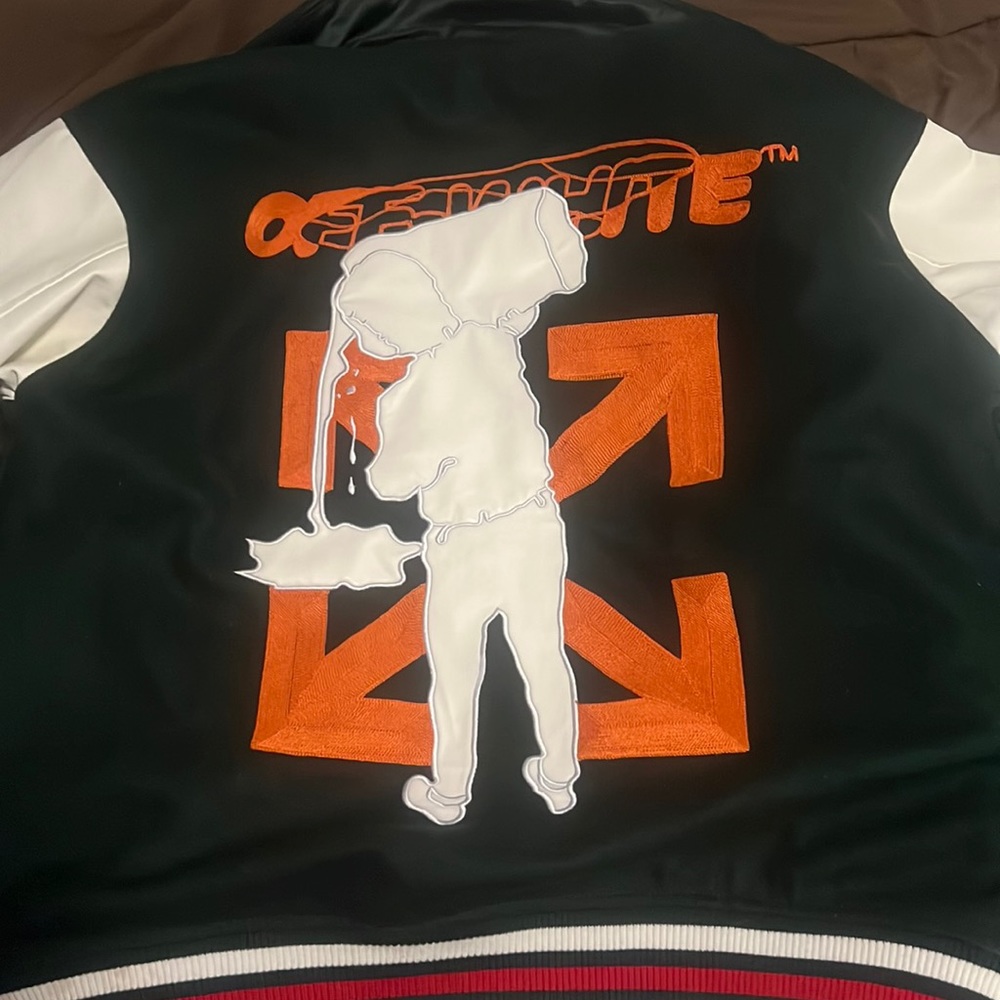 Virgil Abloh Off white Varsity Jacket